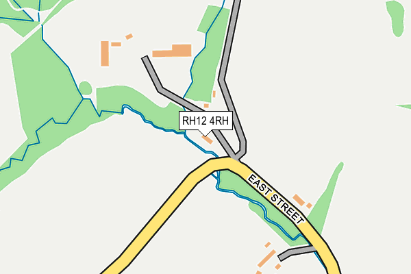 RH12 4RH map - OS OpenMap – Local (Ordnance Survey)