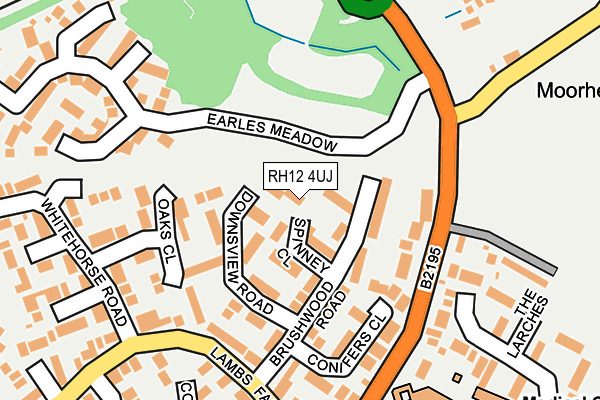 RH12 4UJ map - OS OpenMap – Local (Ordnance Survey)