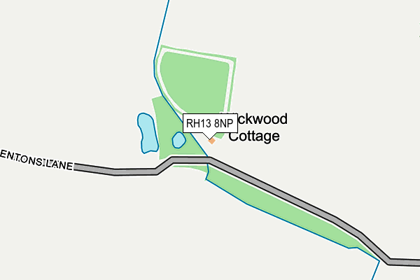 RH13 8NP map - OS OpenMap – Local (Ordnance Survey)