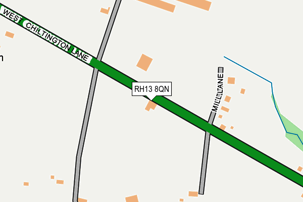 RH13 8QN map - OS OpenMap – Local (Ordnance Survey)