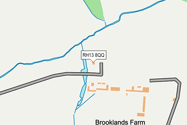 RH13 8QQ map - OS OpenMap – Local (Ordnance Survey)