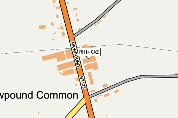 Map of MOT & SERVICE CENTRE WISBOROUGH GREEN LIMITED at local scale