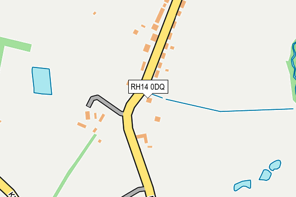 RH14 0DQ map - OS OpenMap – Local (Ordnance Survey)