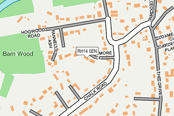 RH14 0EN map - OS OpenMap – Local (Ordnance Survey)