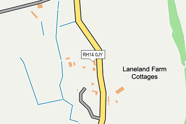 RH14 0JY map - OS OpenMap – Local (Ordnance Survey)