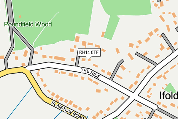 Map of P E FILTRATION LTD at local scale