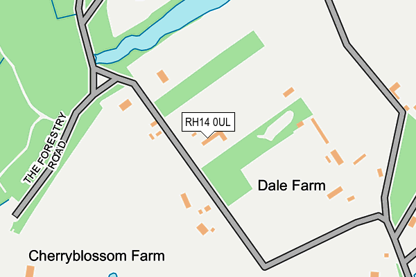 RH14 0UL map - OS OpenMap – Local (Ordnance Survey)