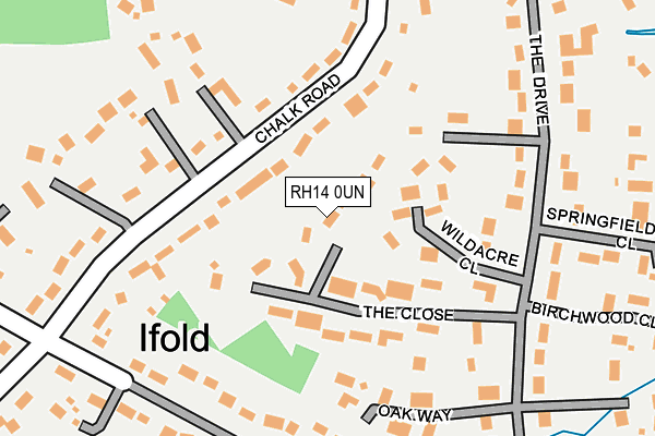 RH14 0UN map - OS OpenMap – Local (Ordnance Survey)