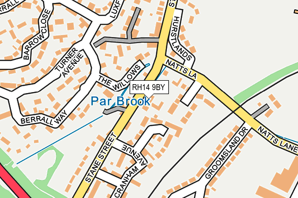 RH14 9BY map - OS OpenMap – Local (Ordnance Survey)