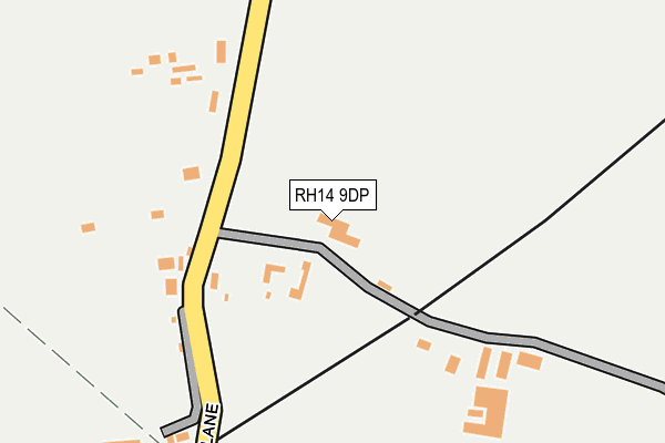 RH14 9DP map - OS OpenMap – Local (Ordnance Survey)