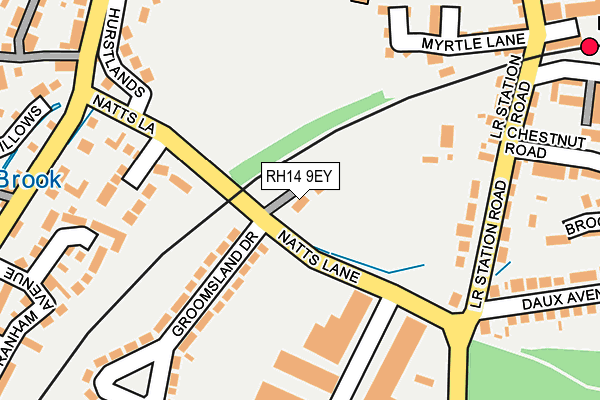 RH14 9EY map - OS OpenMap – Local (Ordnance Survey)