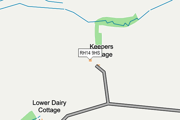 RH14 9HS map - OS OpenMap – Local (Ordnance Survey)