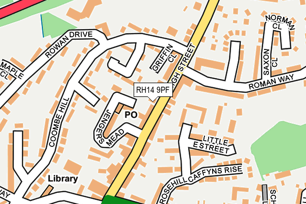 Map of RICHARD J WEST LIMITED at local scale