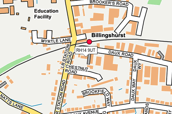 RH14 9UT map - OS OpenMap – Local (Ordnance Survey)