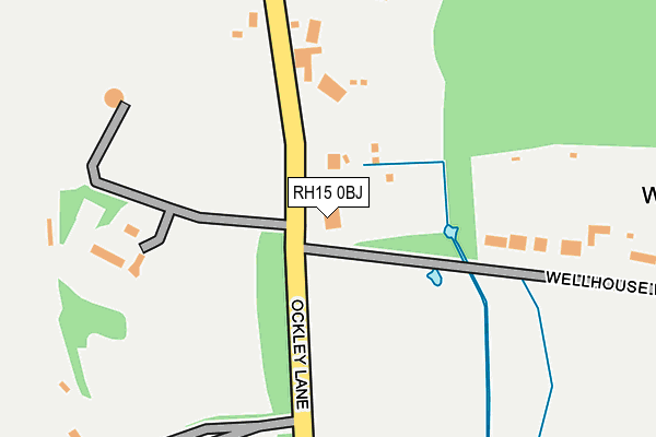 RH15 0BJ map - OS OpenMap – Local (Ordnance Survey)