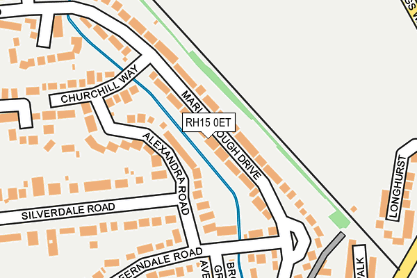 RH15 0ET map - OS OpenMap – Local (Ordnance Survey)