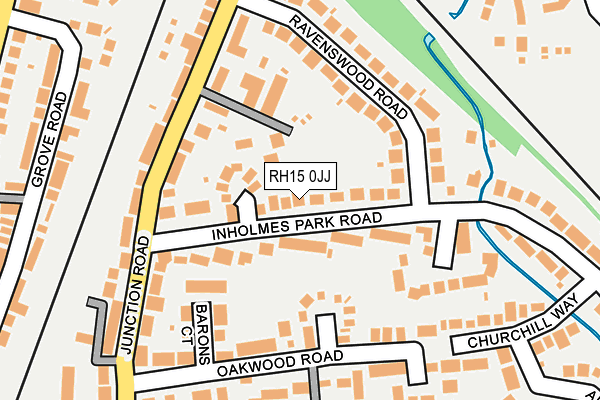 RH15 0JJ map - OS OpenMap – Local (Ordnance Survey)