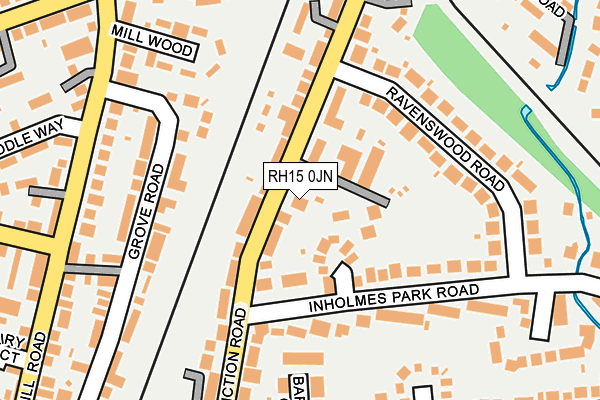 RH15 0JN map - OS OpenMap – Local (Ordnance Survey)