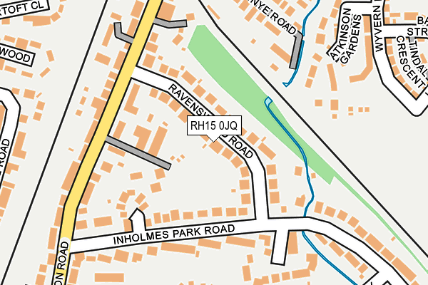 RH15 0JQ map - OS OpenMap – Local (Ordnance Survey)
