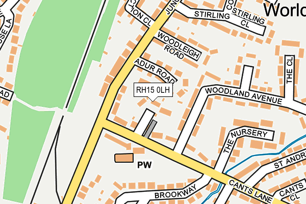 RH15 0LH map - OS OpenMap – Local (Ordnance Survey)