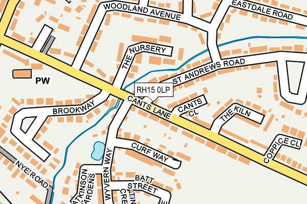 RH15 0LP map - OS OpenMap – Local (Ordnance Survey)