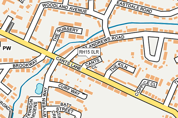 RH15 0LR map - OS OpenMap – Local (Ordnance Survey)