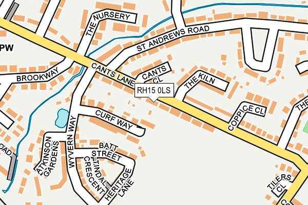 RH15 0LS map - OS OpenMap – Local (Ordnance Survey)