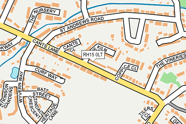RH15 0LT map - OS OpenMap – Local (Ordnance Survey)