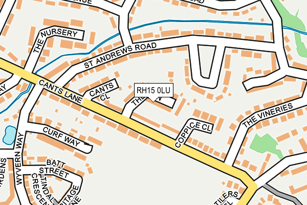 RH15 0LU map - OS OpenMap – Local (Ordnance Survey)