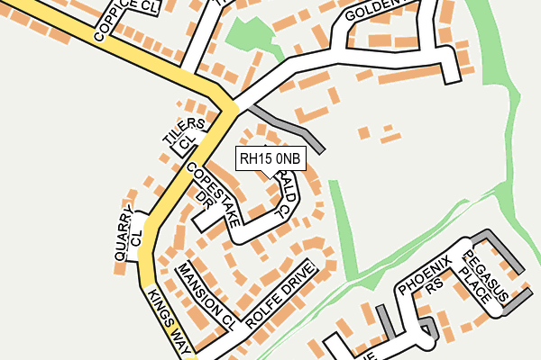 RH15 0NB map - OS OpenMap – Local (Ordnance Survey)