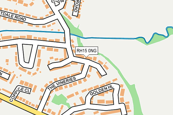 RH15 0NG map - OS OpenMap – Local (Ordnance Survey)