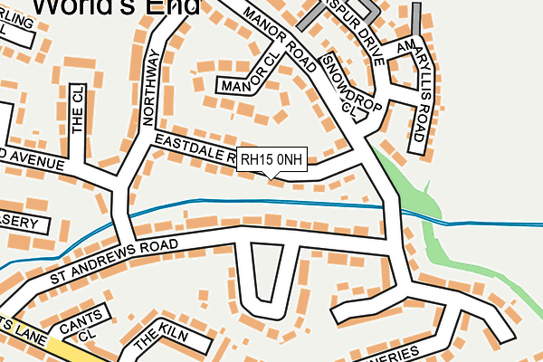 RH15 0NH map - OS OpenMap – Local (Ordnance Survey)