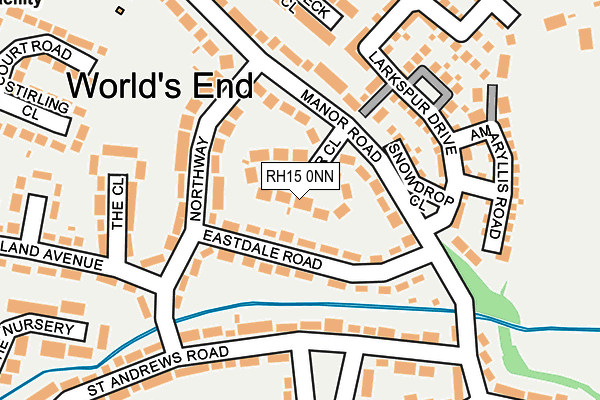 RH15 0NN map - OS OpenMap – Local (Ordnance Survey)