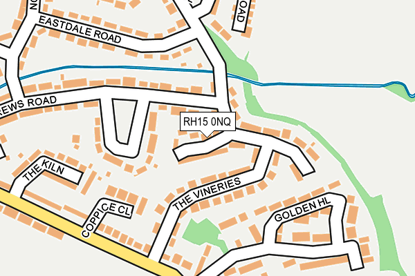 RH15 0NQ map - OS OpenMap – Local (Ordnance Survey)