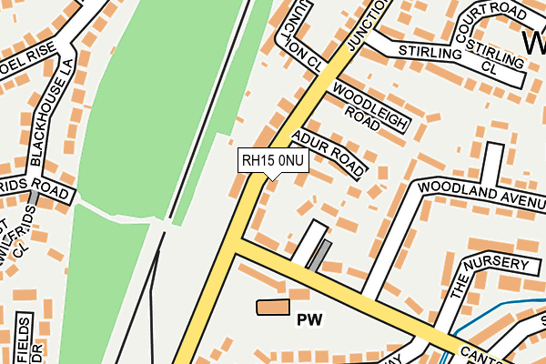 RH15 0NU map - OS OpenMap – Local (Ordnance Survey)