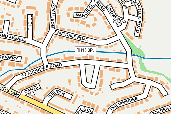 RH15 0PJ map - OS OpenMap – Local (Ordnance Survey)