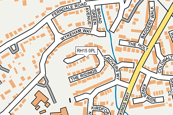 RH15 0PL map - OS OpenMap – Local (Ordnance Survey)