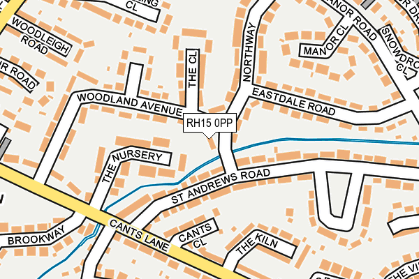 RH15 0PP map - OS OpenMap – Local (Ordnance Survey)