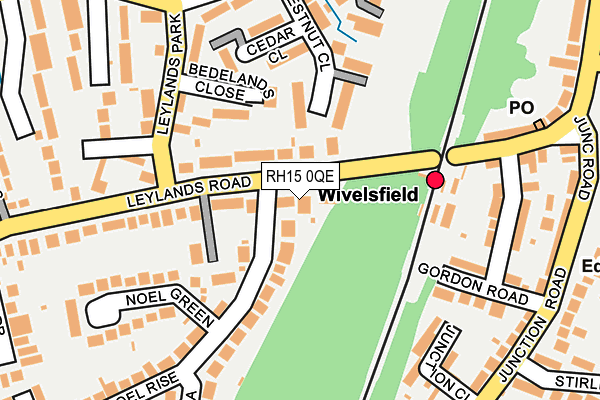 RH15 0QE map - OS OpenMap – Local (Ordnance Survey)