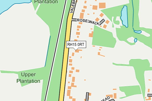 RH15 0RT map - OS OpenMap – Local (Ordnance Survey)