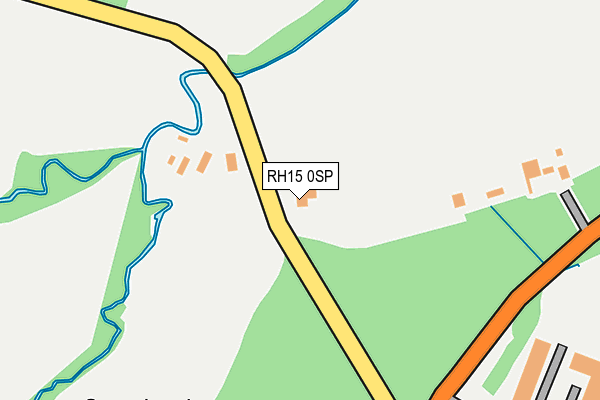 RH15 0SP map - OS OpenMap – Local (Ordnance Survey)