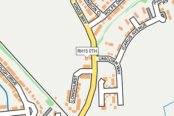 RH15 0TH map - OS OpenMap – Local (Ordnance Survey)