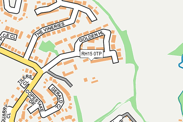 RH15 0TP map - OS OpenMap – Local (Ordnance Survey)