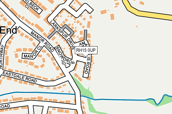 RH15 0UP map - OS OpenMap – Local (Ordnance Survey)