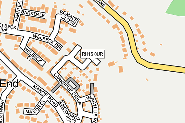 RH15 0UR map - OS OpenMap – Local (Ordnance Survey)