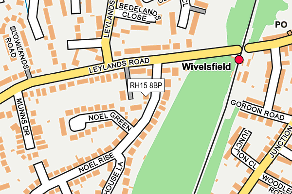 RH15 8BP map - OS OpenMap – Local (Ordnance Survey)