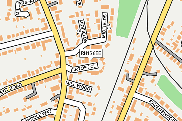 RH15 8EE map - OS OpenMap – Local (Ordnance Survey)