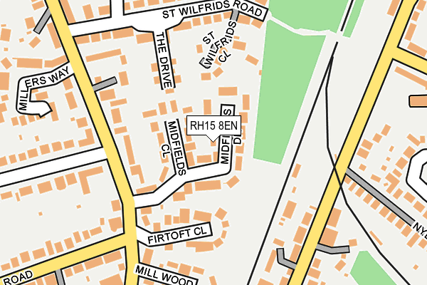 RH15 8EN map - OS OpenMap – Local (Ordnance Survey)