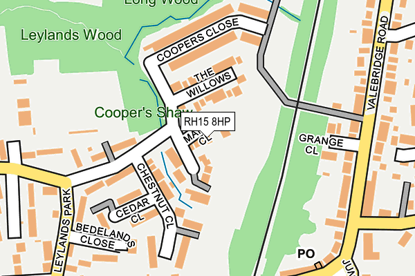 RH15 8HP map - OS OpenMap – Local (Ordnance Survey)