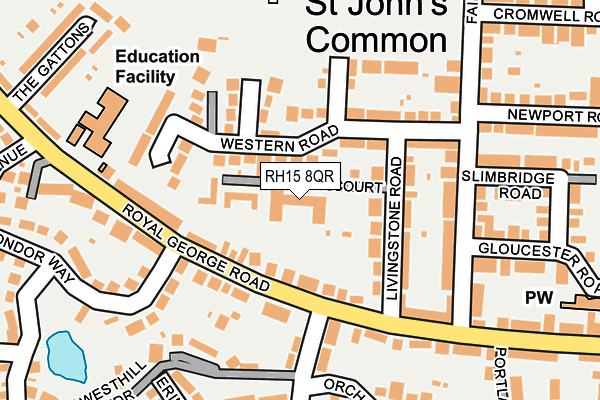 RH15 8QR map - OS OpenMap – Local (Ordnance Survey)